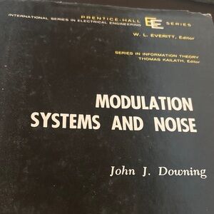 Modulation Systems and Noise Book by John J Downing